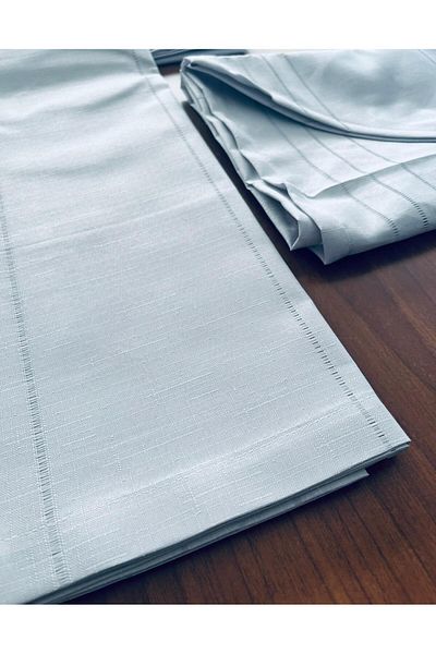 Cardea Home Collection Colber Hassle-Free Fabric Tablecloth & Colber Fabric Runner Set of 2