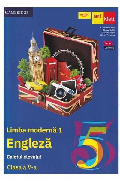 Art Klett Limba moderna 1. Engleza. Caietul elevului. Clasa