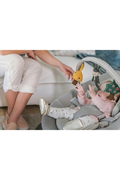 Nuna - Children's rocking chair, with toy bar included, LEAF Grow, Granite