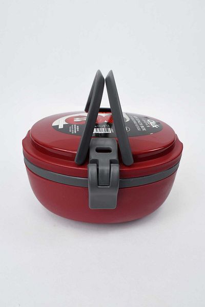 birizmoda Two-Tier Lunch Box with Spoon and Fork - Red