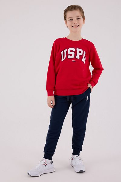 U.S. Polo Assn. Licensed Boys' Bottom Top 2 Piece Tracksuit Set