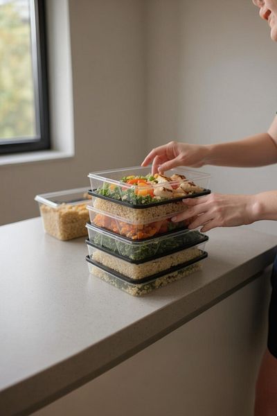 UCR HOME Refrigerator Organizer Storage Container Set Air Tight Suitable for Freezer 3 Pieces 2.5 L