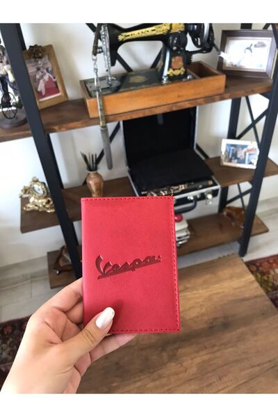 EFE DERİ حافظة ترخيص السيارة من الجلد من Efe Vespa، حافظة ترخيص السيارة، حامي...