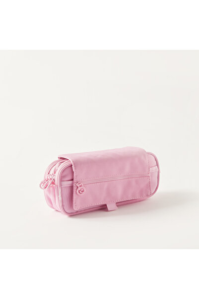 Lifestyle حافظة أقلام صلبة بثلاثة أقسام مع غطاء للإغلاق