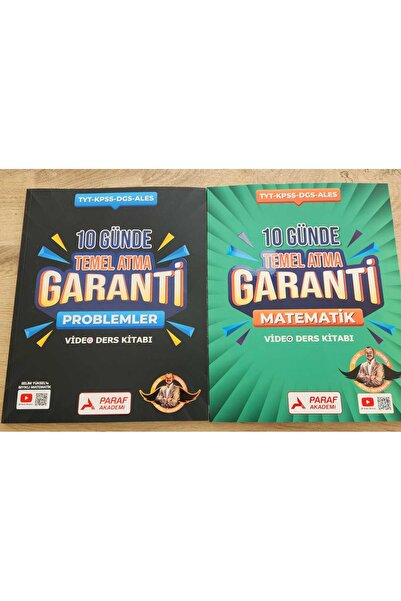 paraf yayınları PARAF AKADEMİ 10 GÜNDE TEMEL ATMA PROBLEM VE MATEMATİK SET 2026