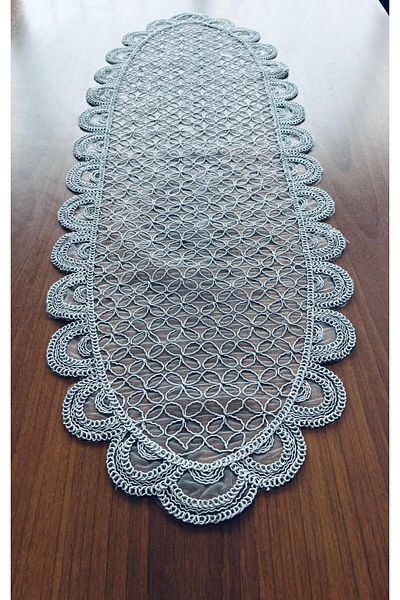 Cardea Home Collection Kordone Embroidery Souffle Runner