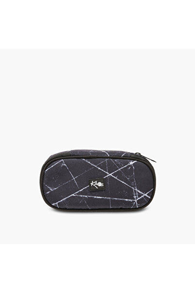 Kaos Printed Pencil Pouch with Zip Closure
