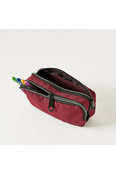 MUST Logo Embroidered Pencil Pouch - 2-Year Warranty