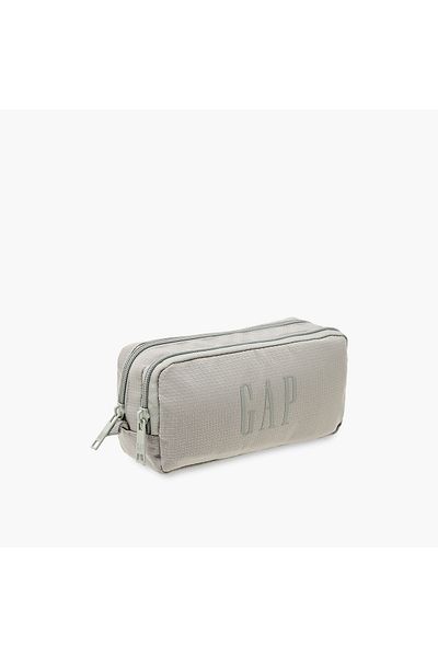 GAP Logo Print Pencil Pouch with Zip Closure