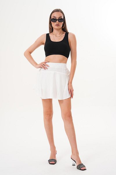 ŞİMAL Fusta cu model pentru femei cu pantaloni scurți 250540 -