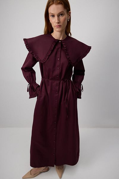 Touché Privé Firfirli Wide Collar Shirt Dress