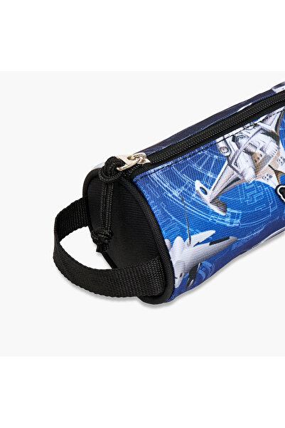 Roll Road Air Force Print Pencil Pouch with Zip Closure