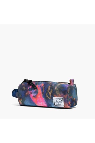 Herschel Supply Co. حقيبة أقلام مطبوعة من شركة هيرشل سابلاي مع مقبض وسحاب للإغلاق - ضمان لمدة عام واحد