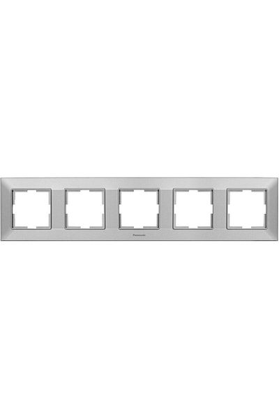 PANASONIC Arkedia Slim Silver Frame, 5 Horizontal Modules