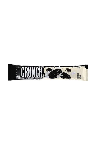 WARRIOR CRUNCH 20g Protein Bar, Cookies & Cream, 12x64g
