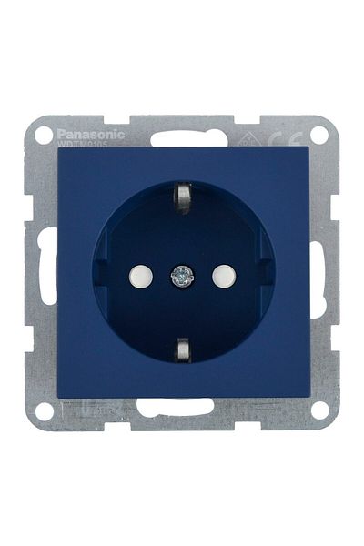 PANASONIC Mecanism priză Schuko cu protecție copii Karre Plus 55 Soft Touch Ocean