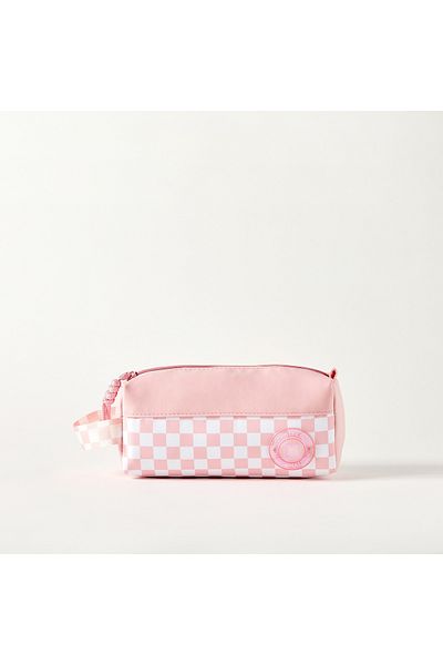 Marshmallow Panelled Pencil Case with Zip Closure