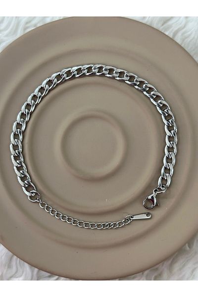 BY YASİN TOPÇU Classic Chain Model Steel Bracelet