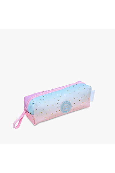 Marshmallow Ombre Pencil Pouch with Zip Closure