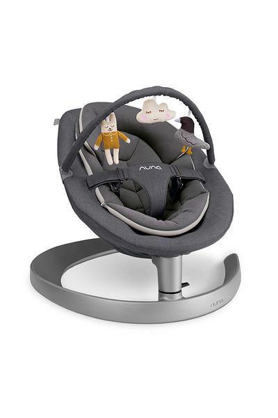 Nuna - Children's rocking chair, with toy bar included, LEAF Grow, Granite