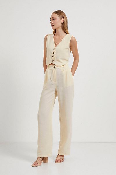 Arma Life ARMALIFE 4516 COMPLET BLUZĂ ȘI PANTALON DE FEMEIE ASPECT IN LINEN