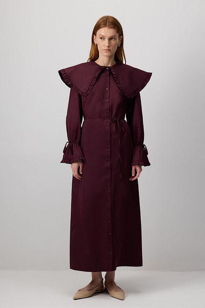 Touché Privé Firfirli Wide Collar Shirt Dress