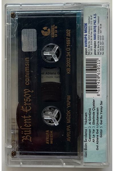 Plakevi İzmir Bülent Ersoy You Are My Cassette (Original Period Print Cassette)