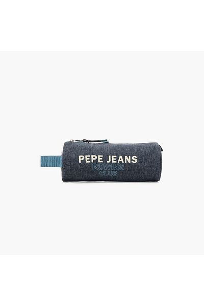 Pepe Jeans Printed Pencil Pouch with Zip Closure