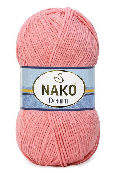 NAKO Τζιν 11452 Ανοιχτό Κοράλ Ροζ Σχοινί