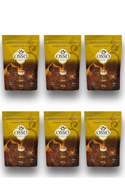 Osso 6-Pack Ottoman Coffee (6X200=1200Gr)