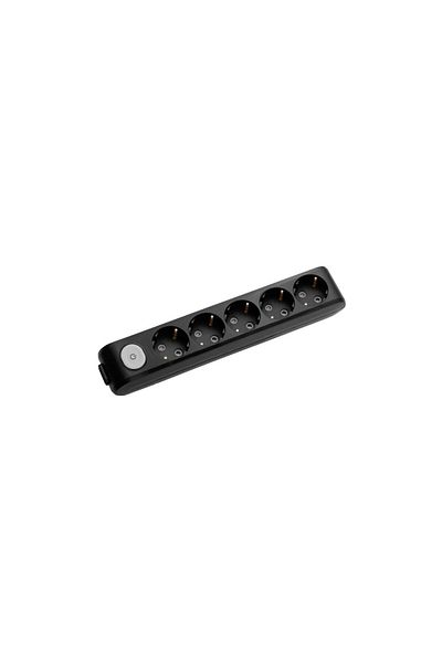 PANASONIC Prelungitor cu întrerupător 5P FF+I Negru X-Tendia Panasonic