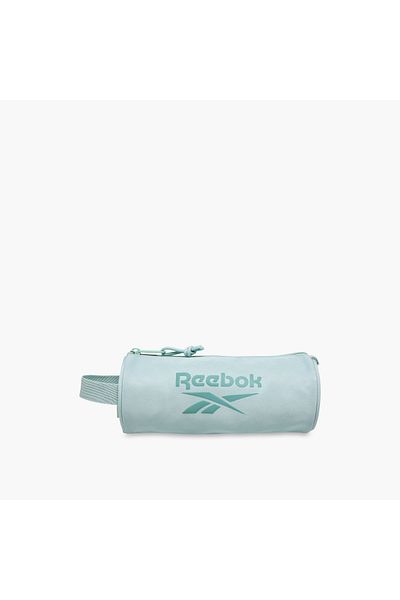 Reebok Logo Print Pencil Pouch with Zip Closure
