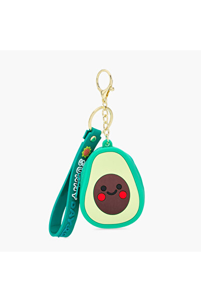 Lifestyle Avocado Accent Keychain with Lobster Hook