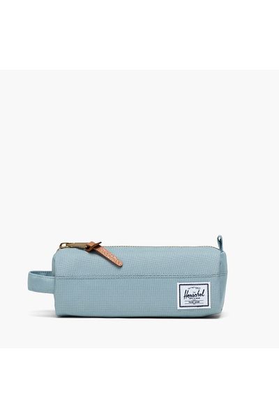 Herschel Supply Co. حقيبة أقلام متينة من شركة هيرشل سابلاي مزودة بمقبض وسحاب للإغلاق - ضمان لمدة عام واحد