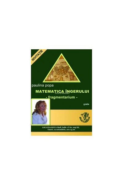 Editura Emia Matematica ingerului - fragmentarium, Paulina Popa