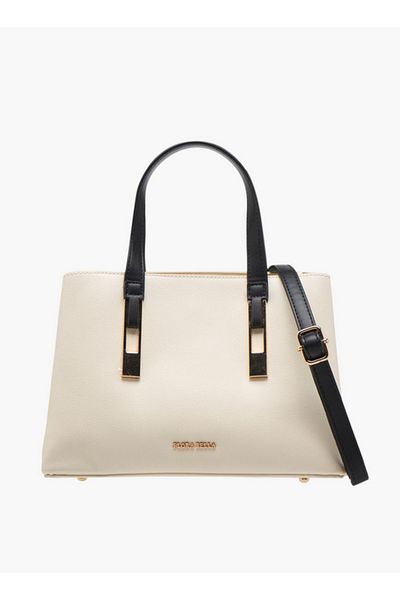 Flora Bella by Shoexpress Women Solid Tote Bag with Double Handles and Detachable Strap