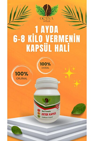 OCTVPULS Detoks kapsül iştah kapatıcı tok tutucu kilo verdirici doğal detoks bromelain özü