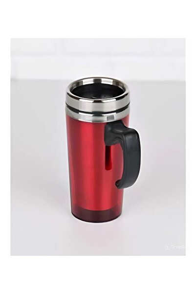 New Life 500 ml Leakproof Red Steel Thermos – Warm/Cold Protection All Day