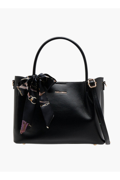 Flora Bella by Shoexpress حقيبة توت نسائية سادة مع لمسة من الوشاح وحزام قابل ...