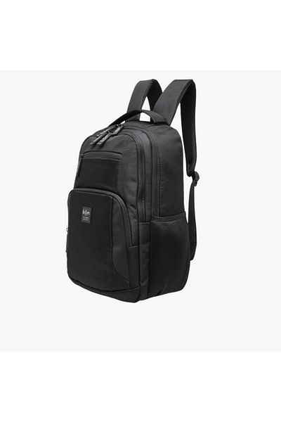 Lee Cooper Textured Backpack with Adjustable Shoulder Straps - 17x31x44 cm