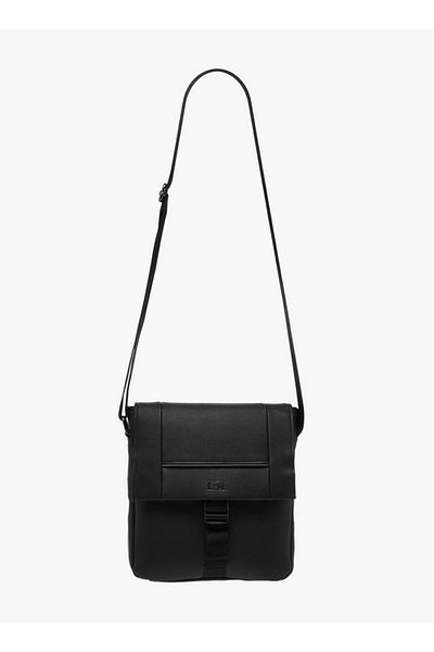 LBL by Shoexpress Textured Crossbody Bag with Adjustable Strap