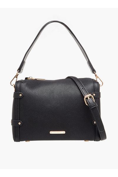 Celeste Textured Crossbody Bag with Zip Closure and Adjustable Strap