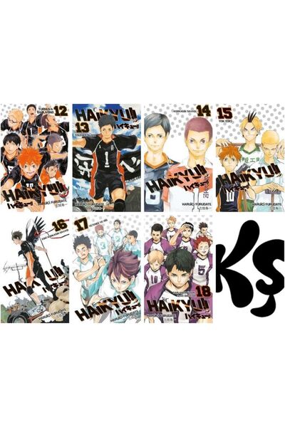 Gerekli Şeyler Yayıncılık Haikyu!! 12-13-14-15-16-17-18 manga seti (7 kitap) ...