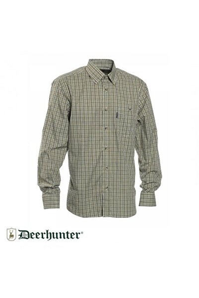 Deerhunter T. Wyatt Yeşil Kareli Uzun Kol Gömlek 41/42