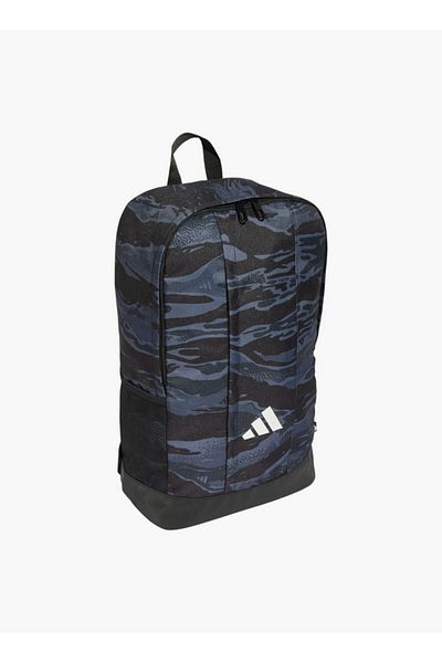 adidas Logo Print School Backpack with Adjustable Shoulder Straps and Zip Closure