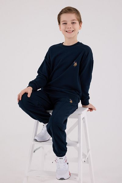 U.S. Polo Assn. Licensed Boys' Bottom Top 2 Piece Tracksuit Set