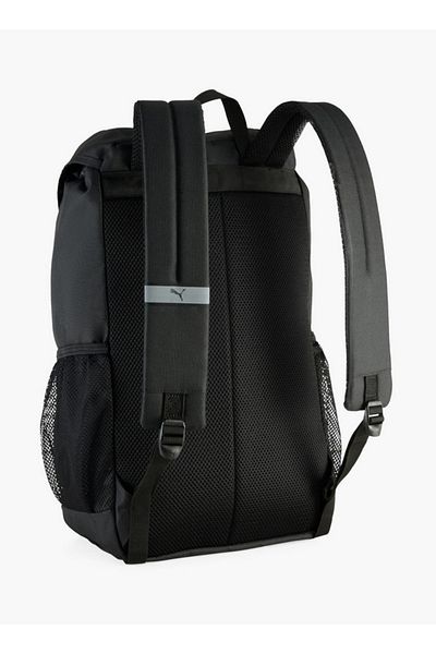 Puma Logo Print School Backpack with Adjustable Shoulder Straps and Side Release Buckle Closure