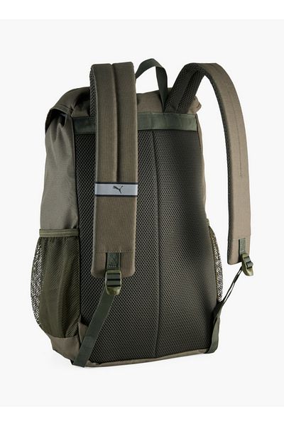 Puma Logo Print School Backpack with Adjustable Shoulder Straps and Side Release Buckle Closure