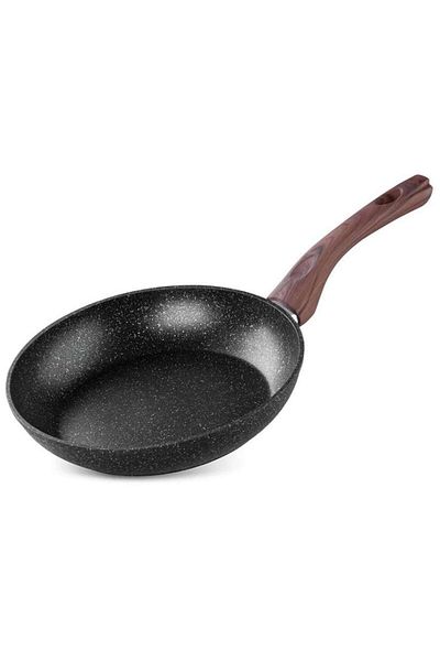 Magic Home Classic frying pan, 26 cm, non-stick, Black Marble Line, MagicHome