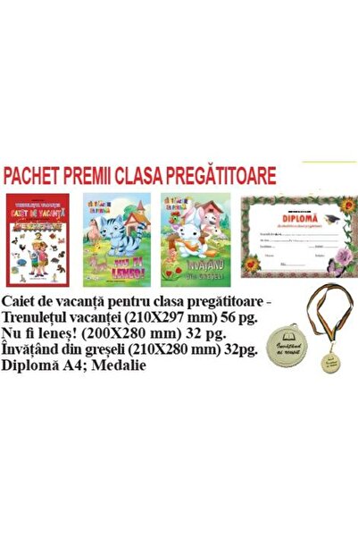 Editura Europontic Pachet premii pentru clasa pregatitoare, varianta